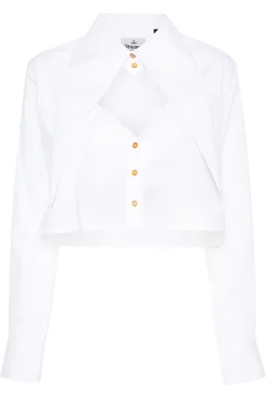 Vivienne Westwood Cropped Cut-off Heart skjorte