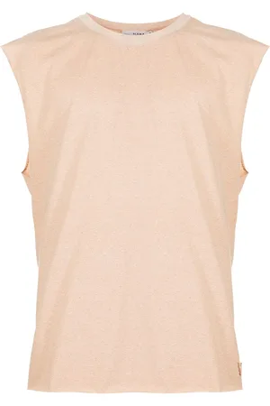 AMIR SLAMA Tanktop med logoapplikation