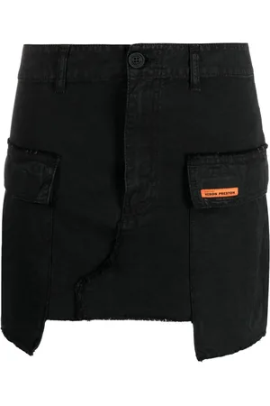 Heron Preston Rebuilt cargo-nederdel i denim