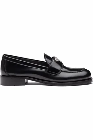 Prada Loafers med trekantet logo