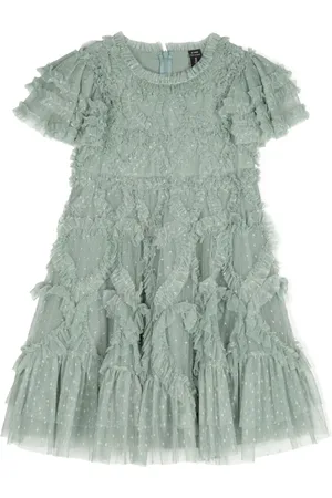 Needle & Thread Amorette tylkjole med flæser