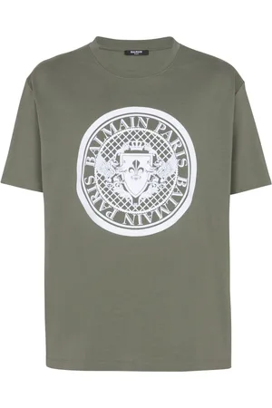 Balmain T-shirt med mønttryk