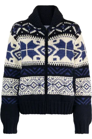 Ralph Lauren Fair isle intarsiastrikket cardigan