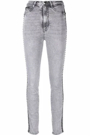Philipp Plein Højtaljede leggings med ædelsten