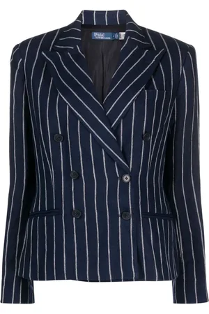 Ralph Lauren Blazer i hør med striber