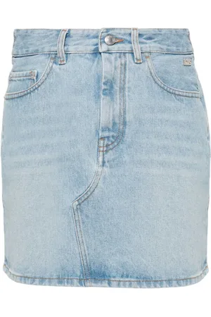 GCDS Kort denimnederdel med logoapplikation