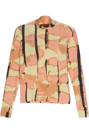 Colville T-shirt i jersey med abstrakt tryk
