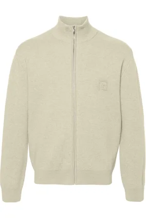 Nanushka Cardigan i merino med lynlås