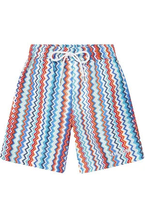 Missoni Badeshorts med zigzag-tryk