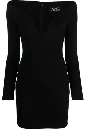 Solace The Uma mini-kjole med off-shoulder-snit