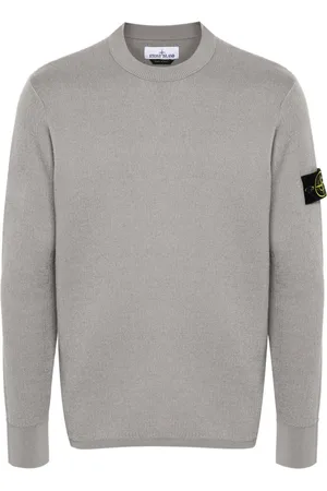 Stone Island Sweater med kompasmærke