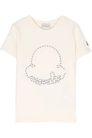 Moncler T-shirt med broderet logo