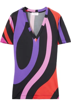 Puccini T-shirt med Marmo-tryk