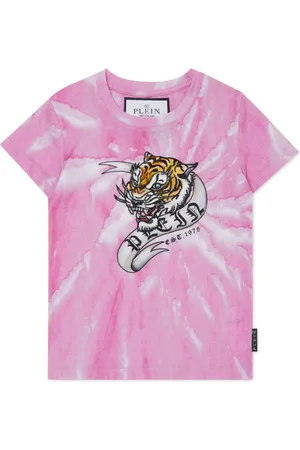 Philipp Plein T-shirt med batiktryk