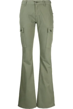 JOHN ELLIOTT Riley utility-bukser med bootcut-snit og lav talje