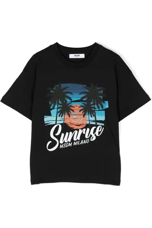 Msgm T-shirt med slogantryk