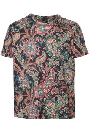 Etro T-shirt med paisleytryk