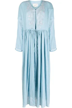Bambah Broderet kaftan-kjole