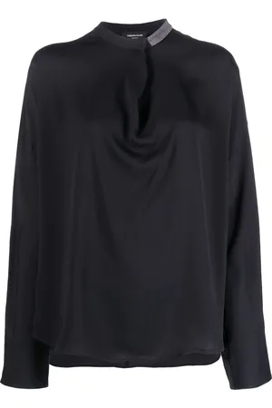Fabiana Filippi Bluse med krystaludsmykning
