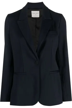 FORTE FORTE Enkeltradet blazer med klassisk revers