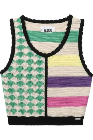 Izzue Cropped top med paneler