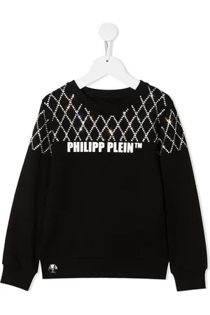 Philipp Plein Sweatshirt med rhinsten