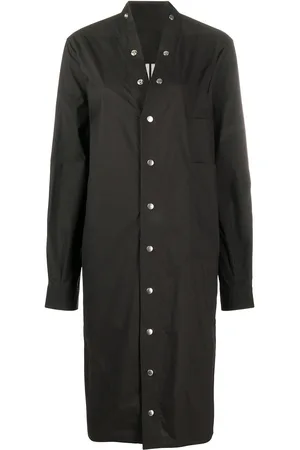 Rick Owens Skjortekjole med pressenitter