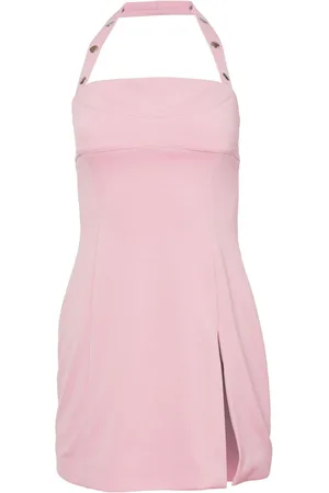 FLEUR DU MAL Stribet kjole med halterneck