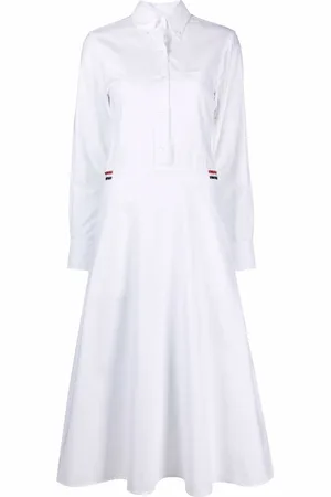 Thom Browne Skjortekjole med RWB-detalje