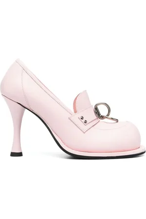MARTINE ROSE Bulb Toe 95mm pumps i læder