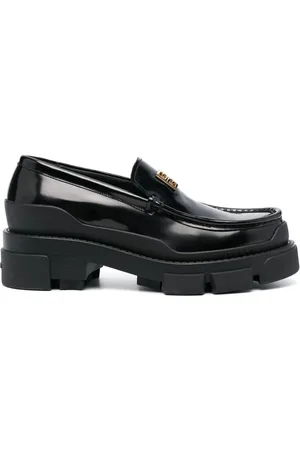 Givenchy Læderloafers med logoplade