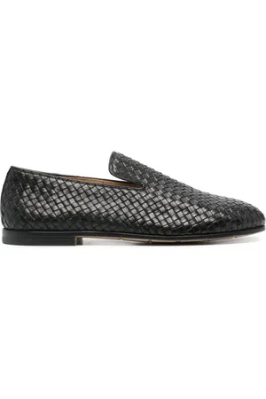 Premiata Flettede loafers i læder