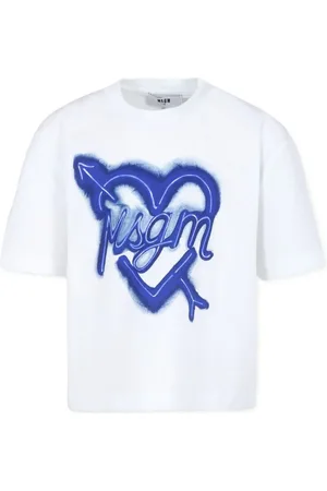 Msgm T-shirt med logotryk
