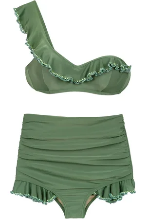 AMIR SLAMA Hotpants-bikini med én skulder