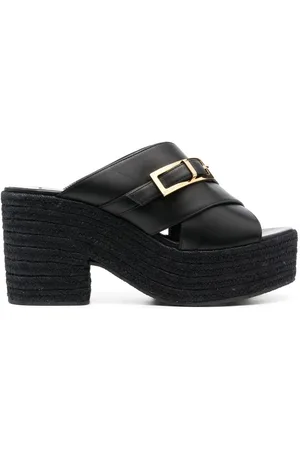 Sergio Rossi Nora 90mm mules med blokhæl