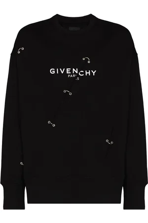 Givenchy Sweatshirt med huldetalje og logotryk