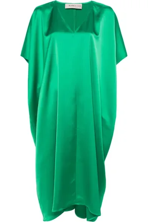 BLANCA Kort shift-kjole i satin