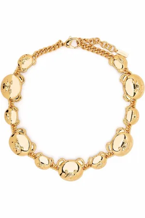 Moschino Choker-halskæde med kæde og bamse