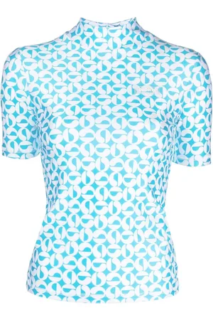 COPERNI Højhalset top med monogramtryk