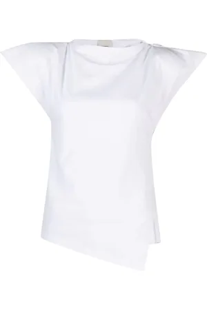 Isabel Marant Asymmetrisk Sebani T-shirt med polstring