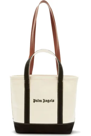 Palm Angels Tote i lærred med logotryk