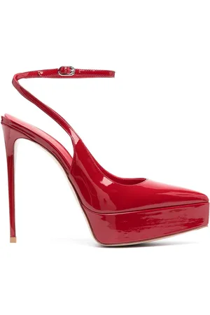 LE SILLA 145mm UMA-pumps i lakeret læder