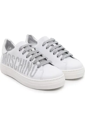 Moschino Sneakers med logotryk og snøre