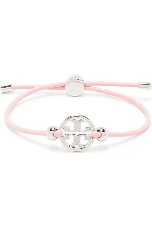 Tory Burch Armbånd i læder med logovedhæng