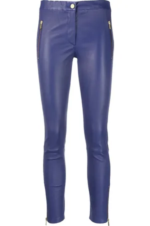 arma leder Cropped leggings i læder