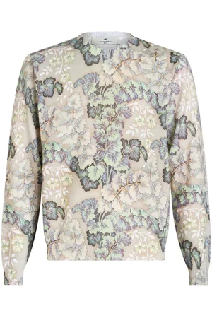 Etro Sweatshirt med blomstertryk og rund hals