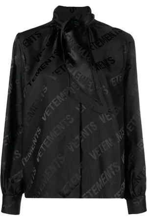 Vetements Skjorte med jacquard-logo