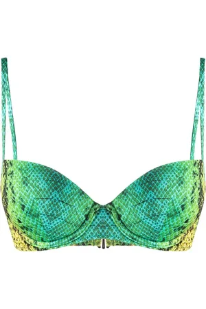 Noire Swimwear Bikinitop med slangetryk