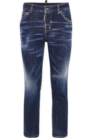 Dsquared2 Højtaljede skinny-jeans med falmet effekt