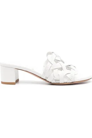 Gianvito Rossi 55 mm mules i læder